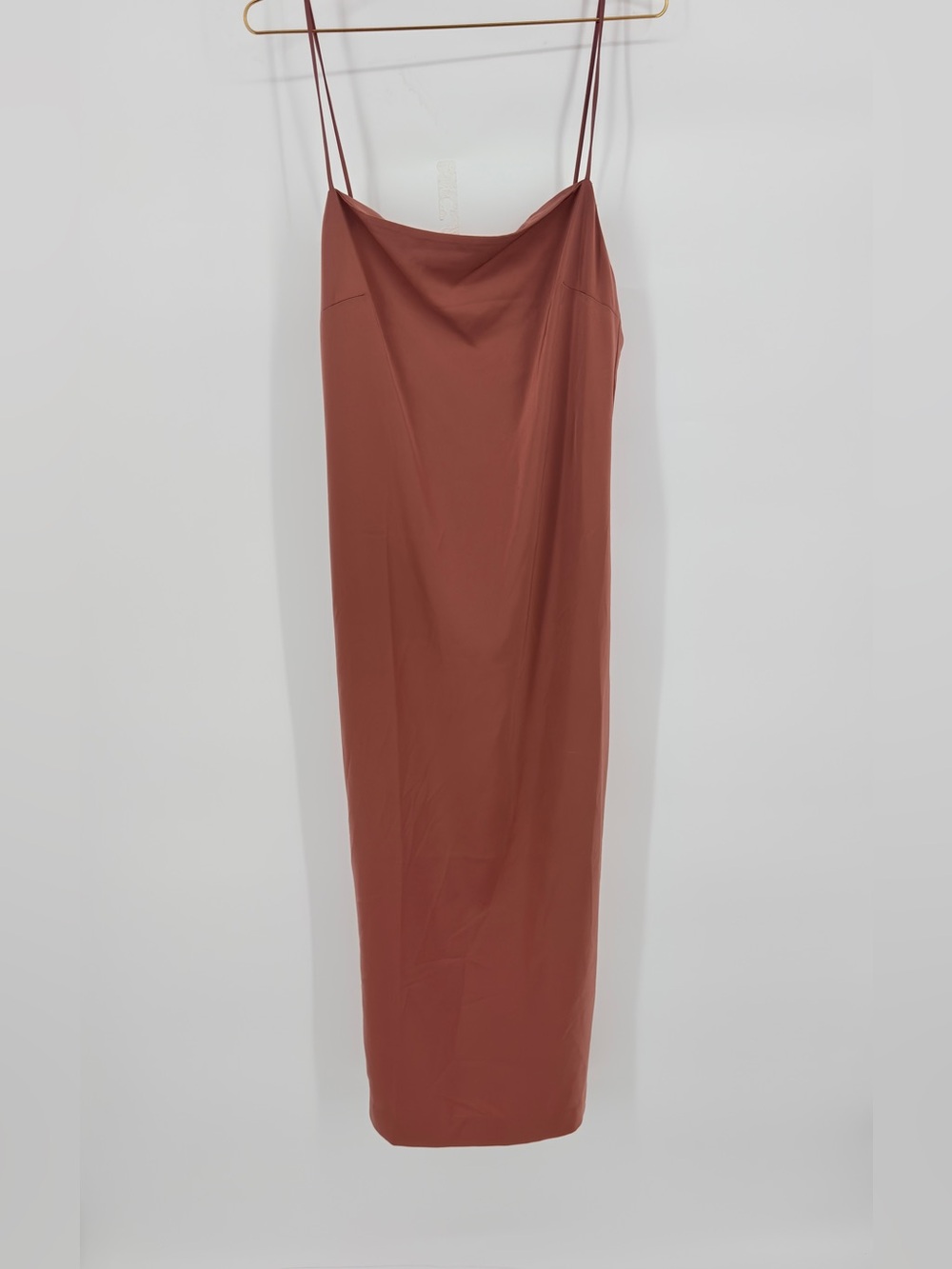 NBD Mauve Rose Cowl Neck Maxi Slip Dress Size M